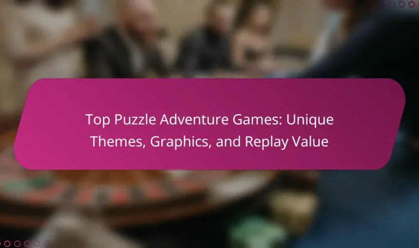 Top Puzzle Adventure Games: Unique Themes, Graphics, and Replay Value