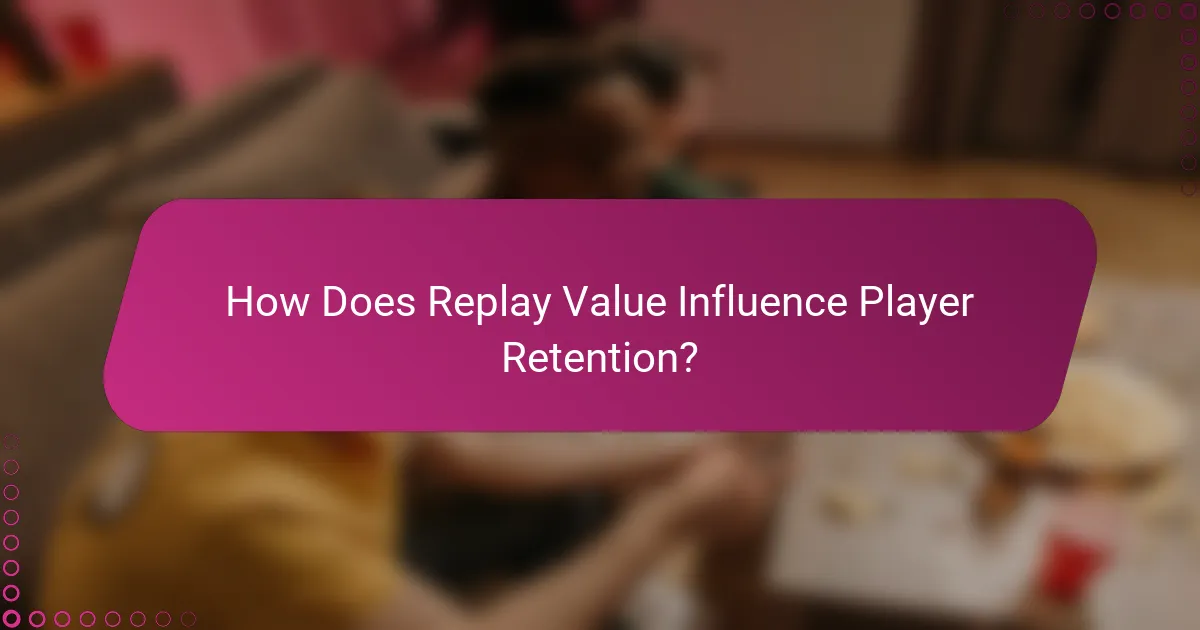 How Does Replay Value Influence Player Retention?